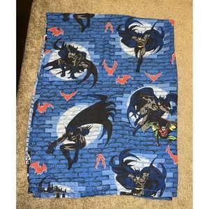 Vintage BATMAN Twin size Top Sheet, Animated Series, 1999, DC Comics VTG 90’s